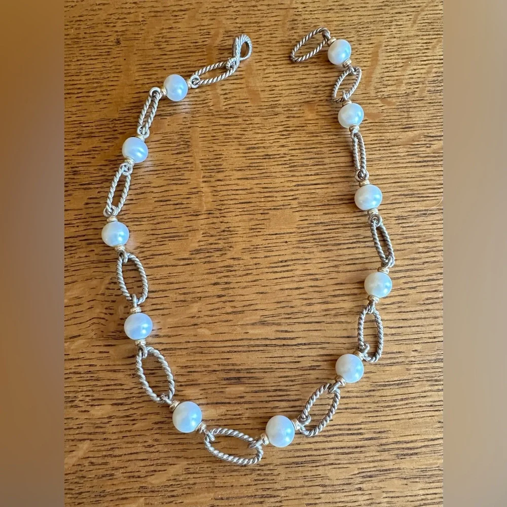 David Yurman pearl necklace - Picture 2 of 5